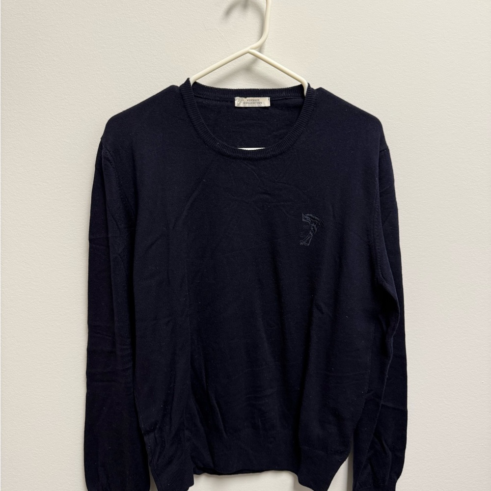 Versace Collection Dark Blue Sweater
